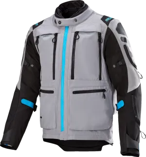 ALPINESTARS Ardent 3in1 Adventure Touring Jacket - Gray/Black/Blue - Large 3204423-9117-L