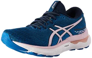 ASICS Women's 1012B201 Gel-nimbus 24 Trainers, French Blue Barely Rose, 4 UK