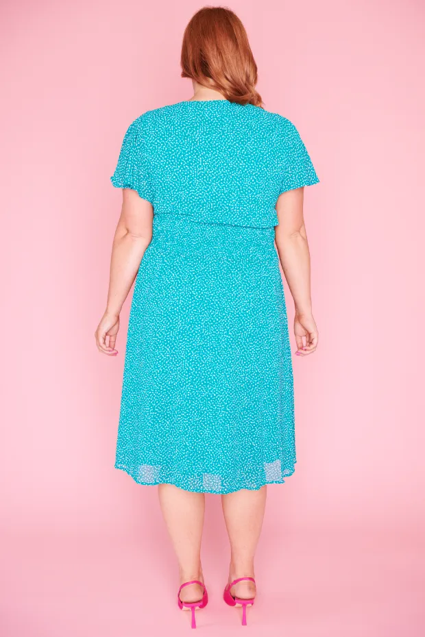 Avery Irregular Spot Dress
