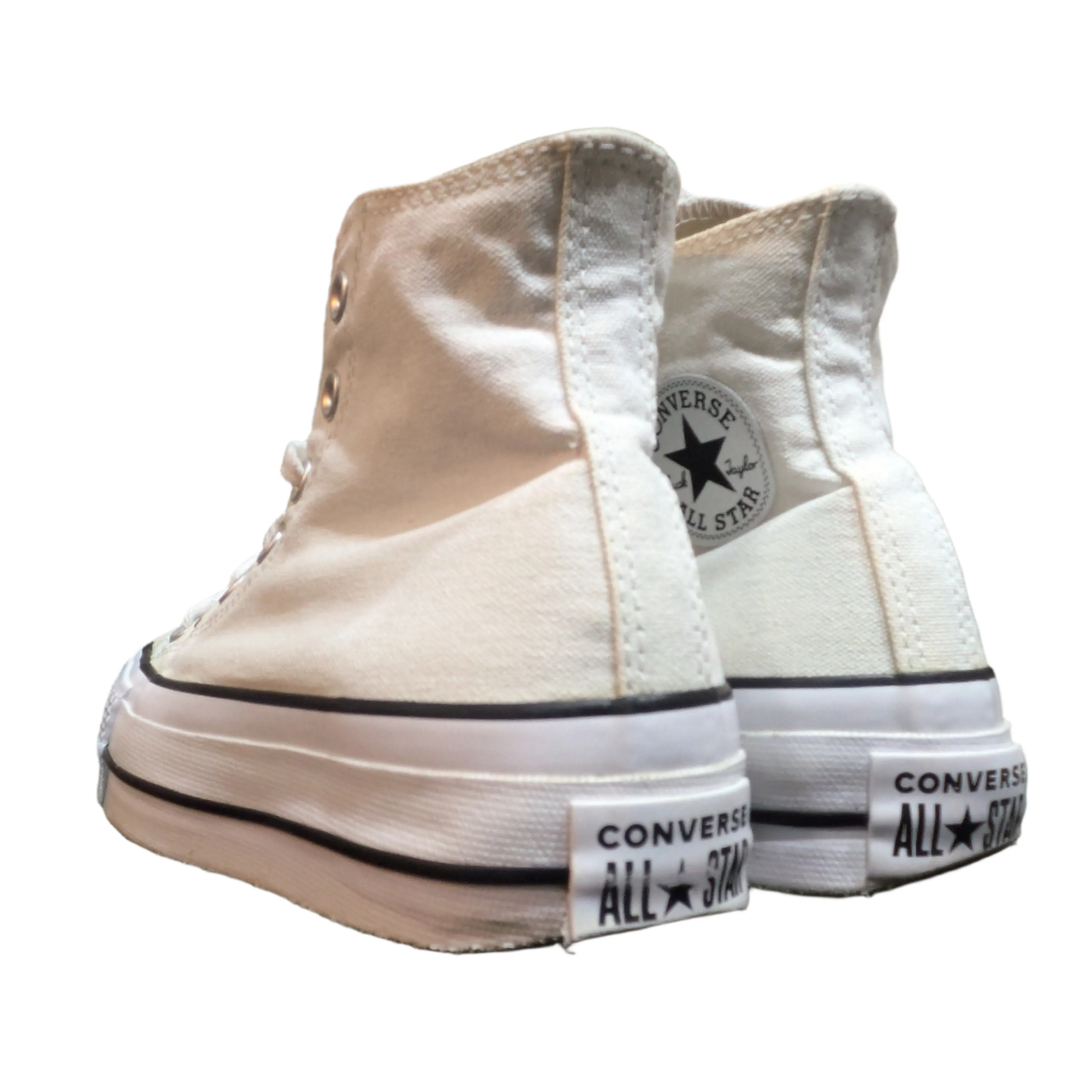 Converse All Star Lift Hi in White Size UK 4 / EU 36.5 / US 6