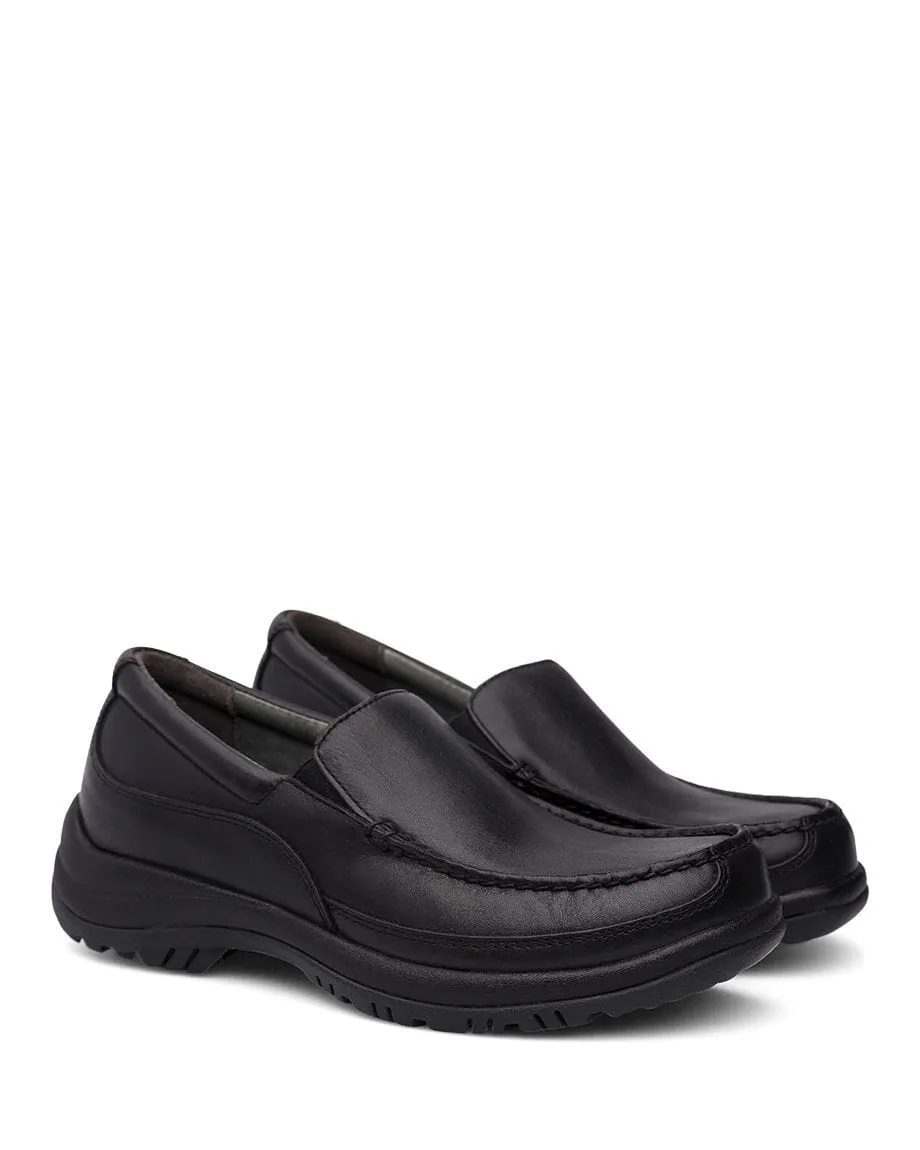 Dansko Men's Wayne Shoes- Black Full Grain