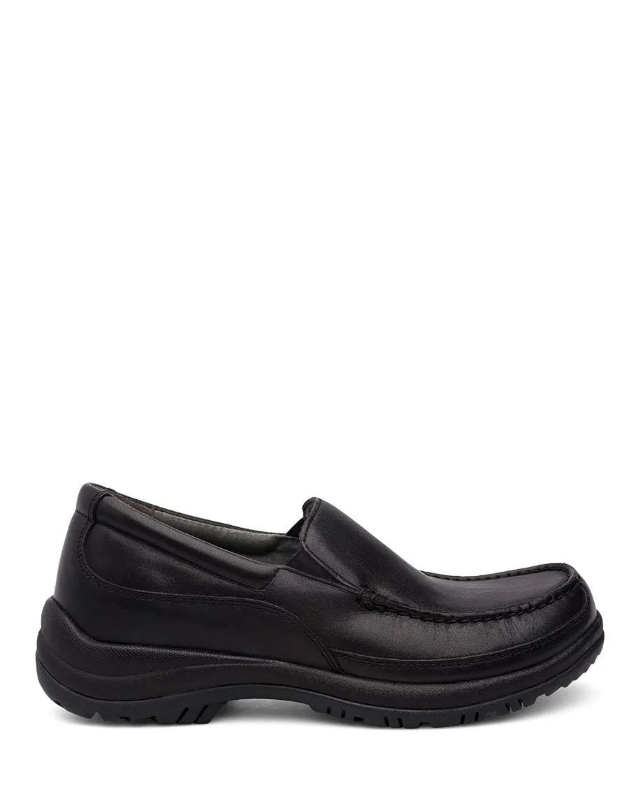 Dansko Men's Wayne Shoes- Black Full Grain