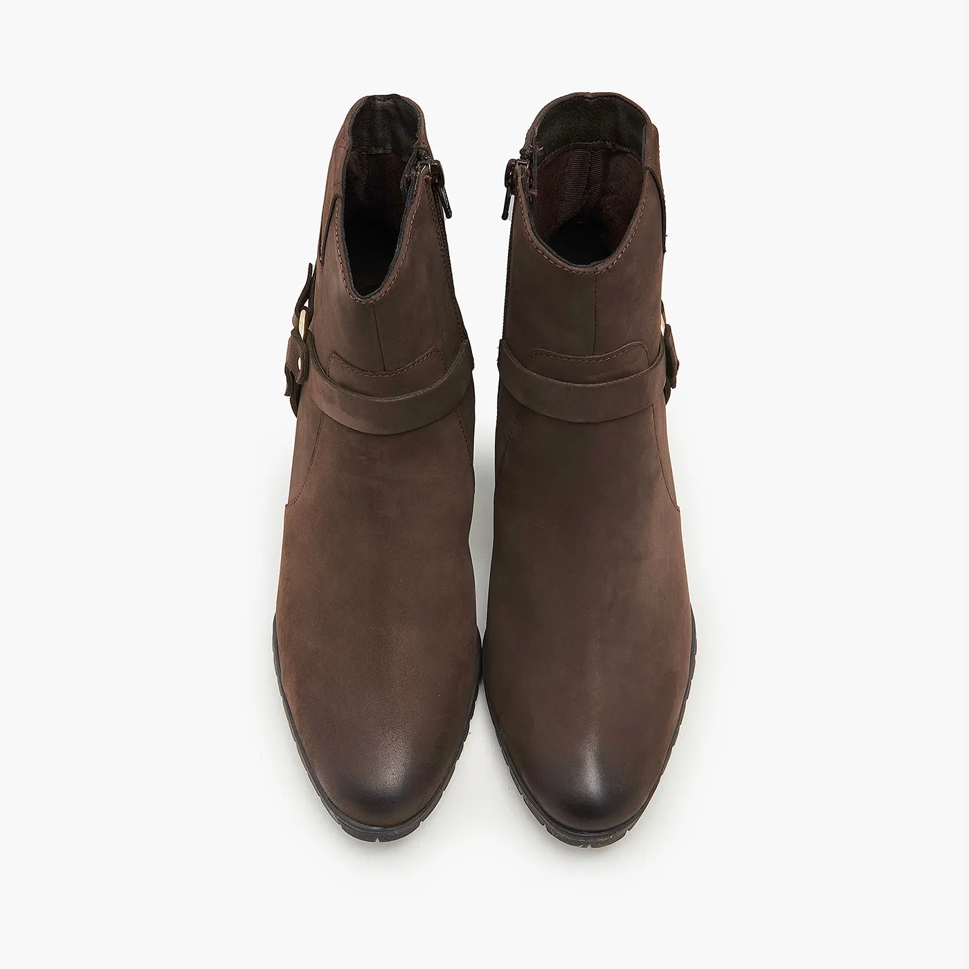 Faux Leather Women Boots