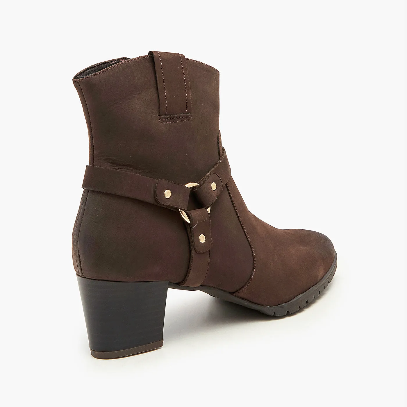 Faux Leather Women Boots