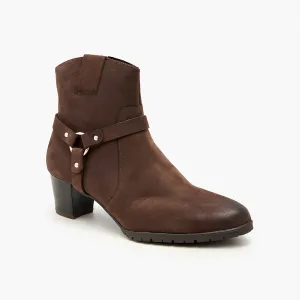 Faux Leather Women Boots