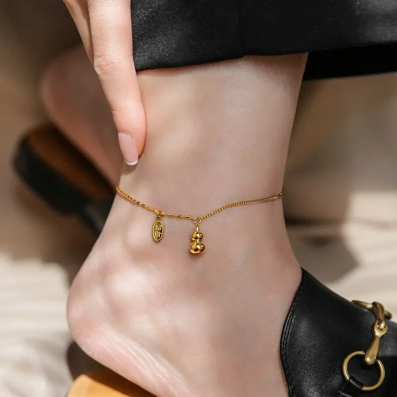 Gold Color Bohemian Chain Anklet for Women