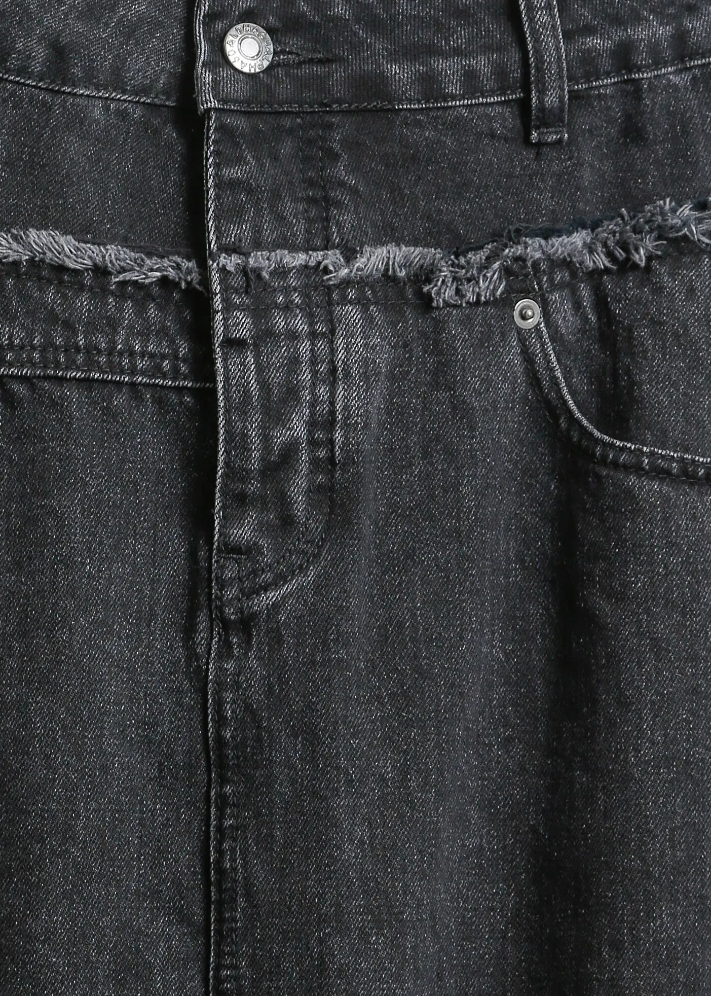 INDIO DENIM SKIRT / BLACK