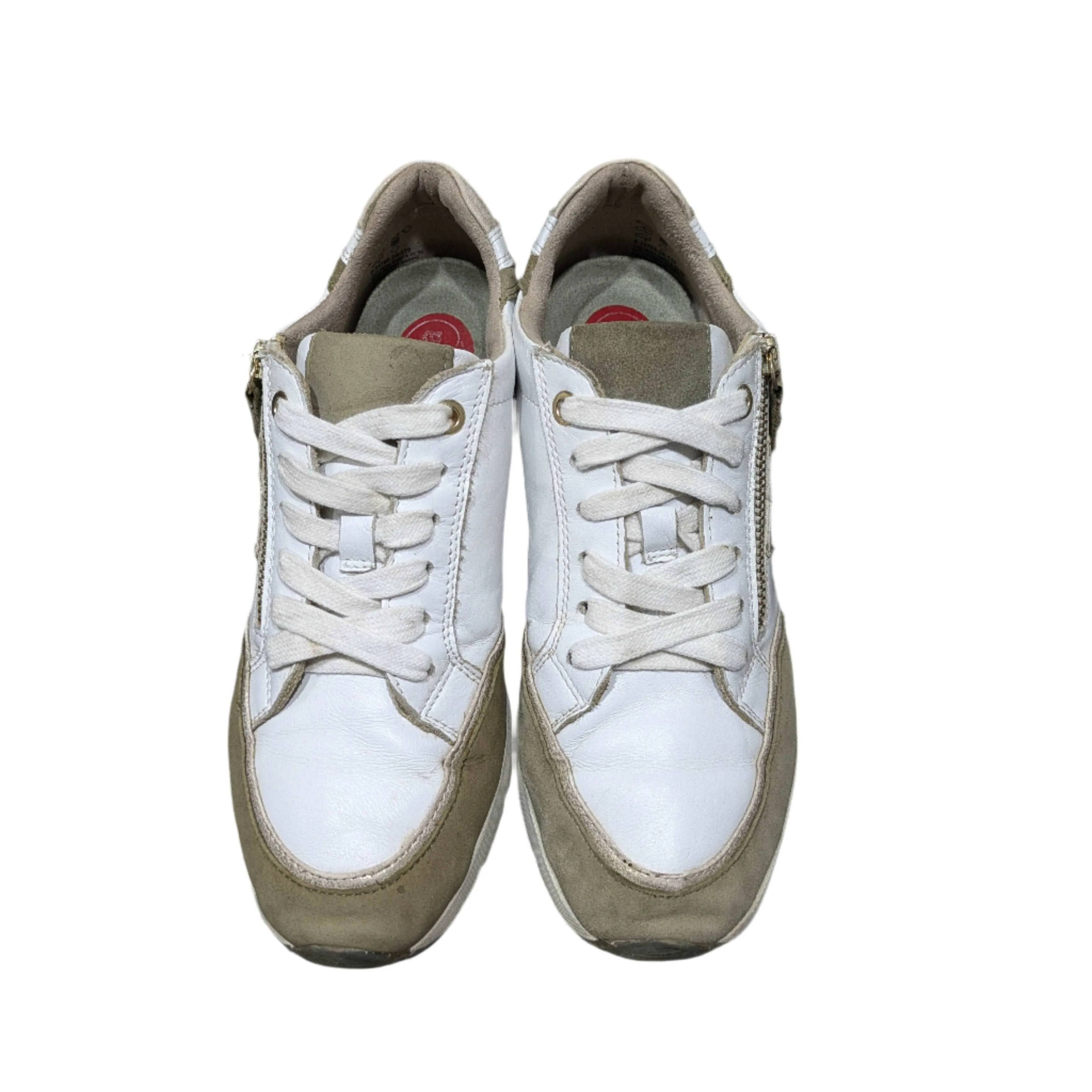 Jana Softline Sarah 23703-28 Wide Fit Women’s Leather Fashion Trainers Size UK 5 / EU 38 / US 7