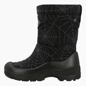 Kids´ winter boots Lumi, Black Spider reflective