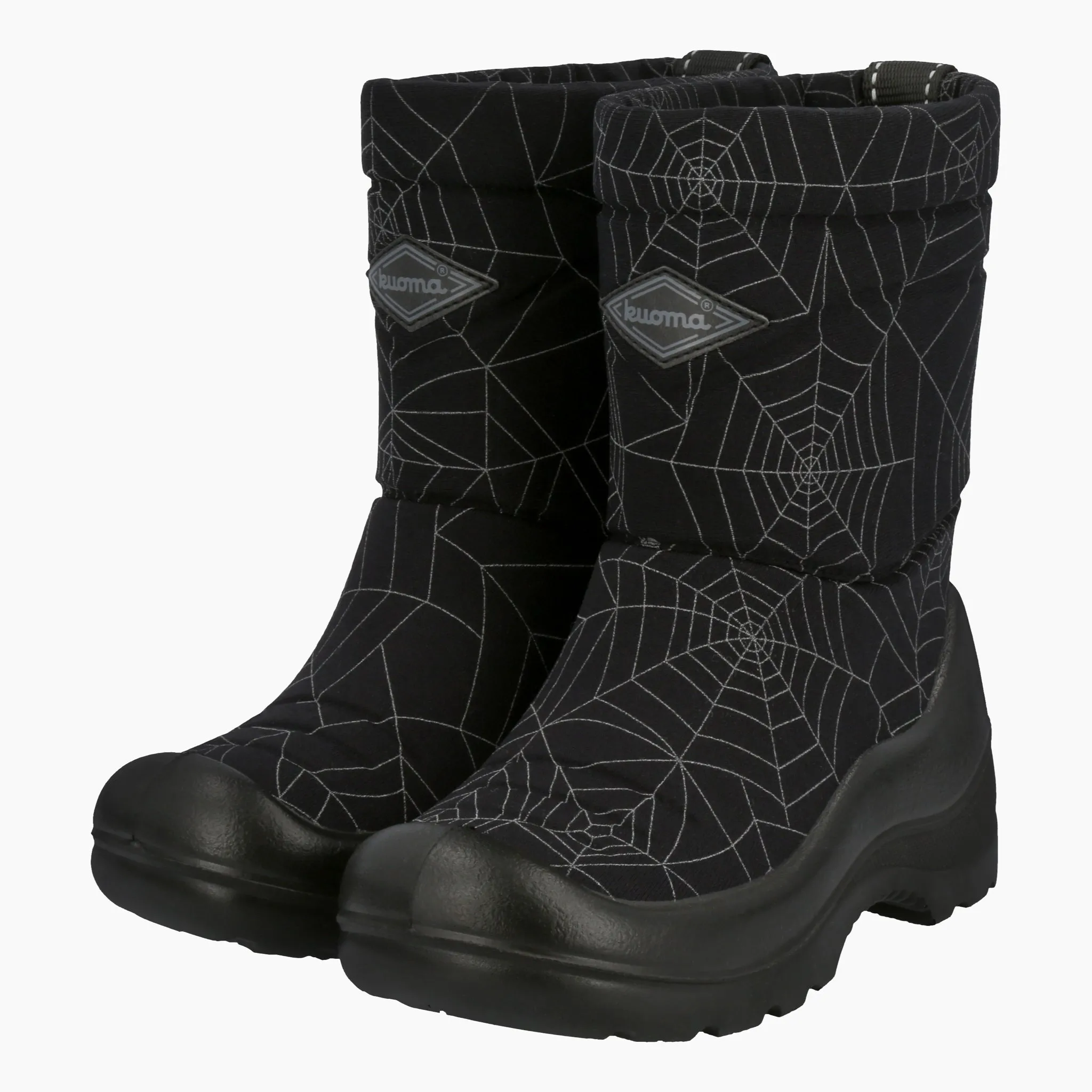 Kids´ winter boots Lumi, Black Spider reflective