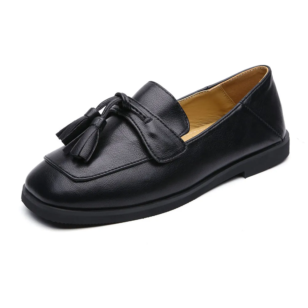 Little Girls Outdoor Slip on Loafer Casual School Dress Flat Shoes