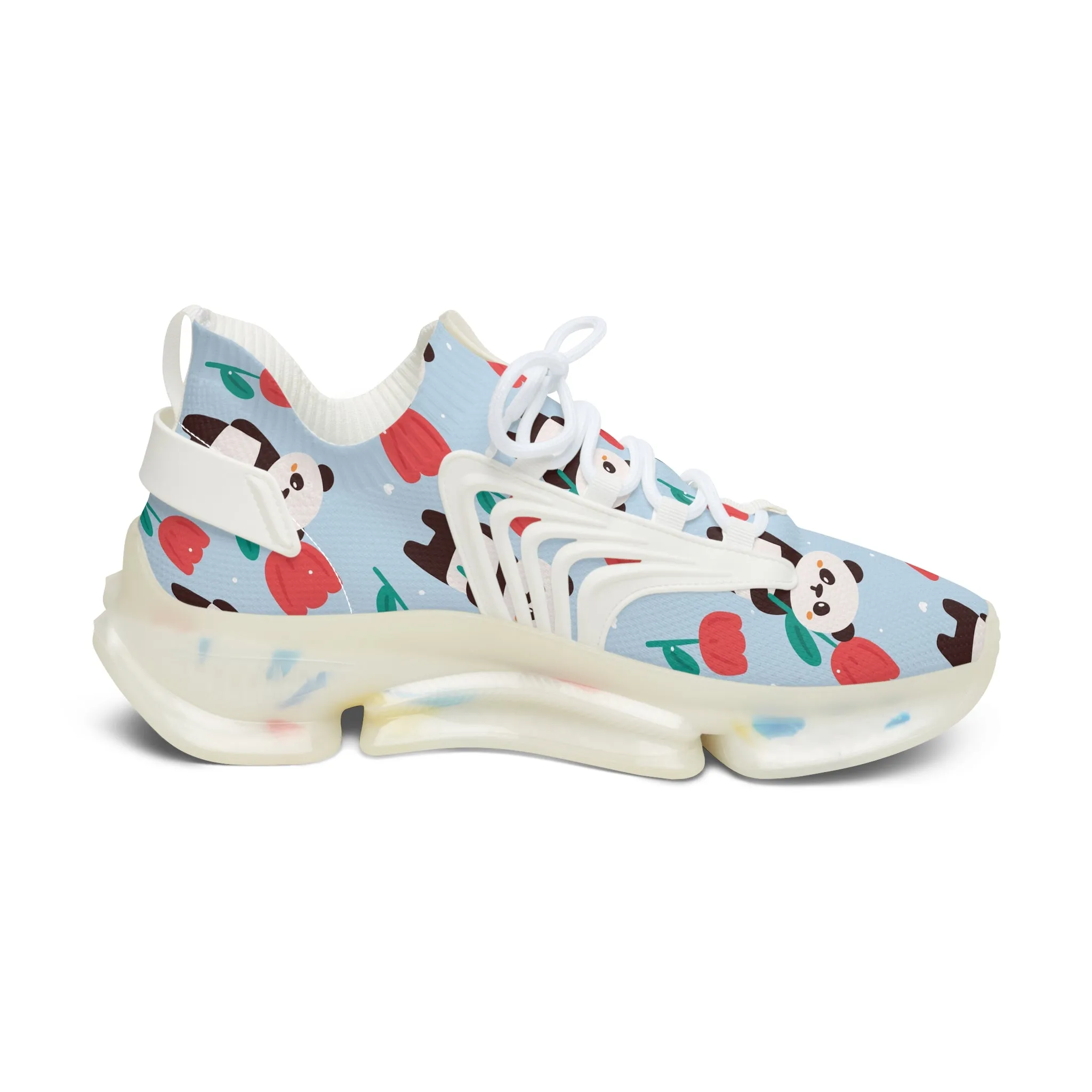 Panda Bears Women's Mesh Sneakers