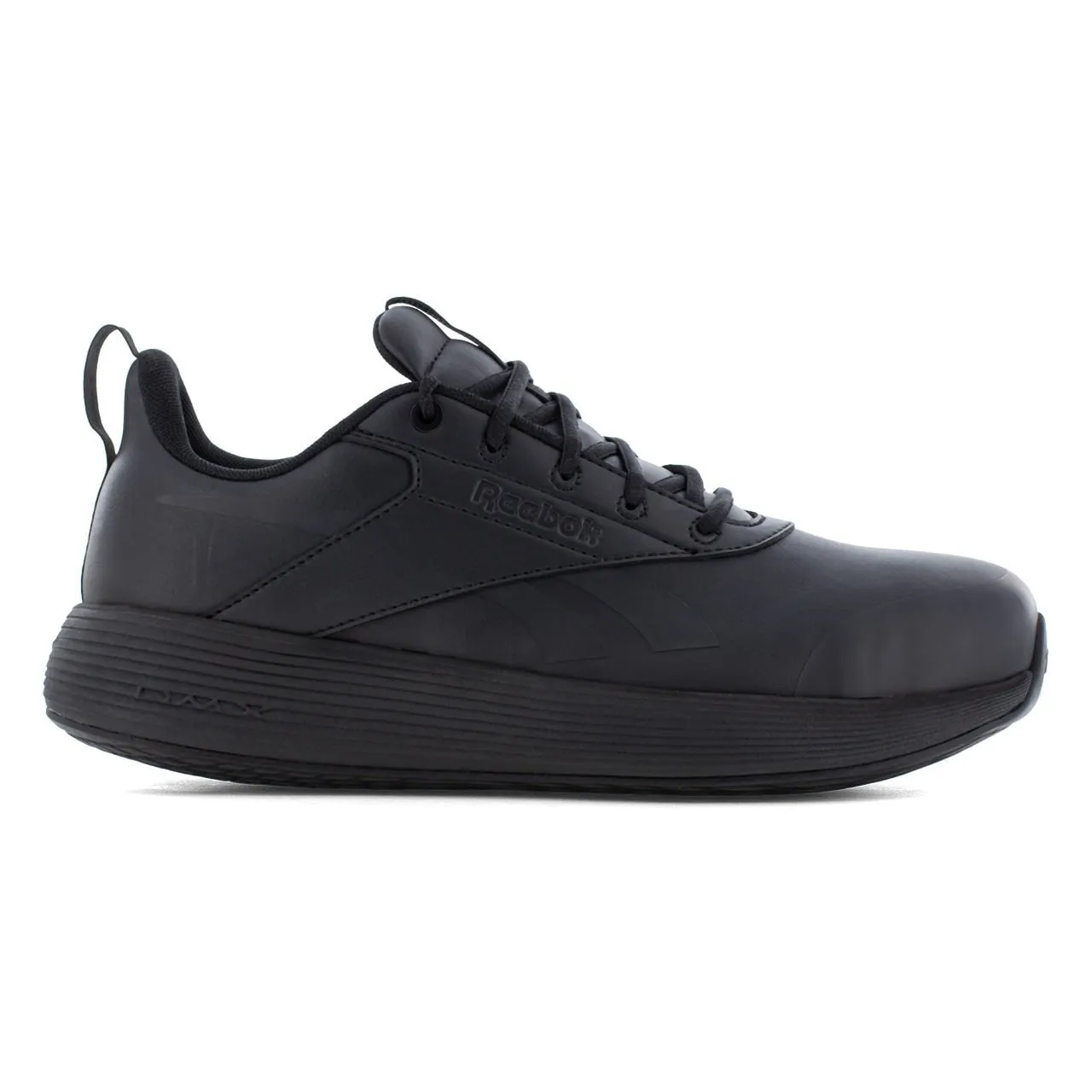 Reebok Mens DMXair Comfort Black Microfiber Athletic Work Shoes 11.5 W