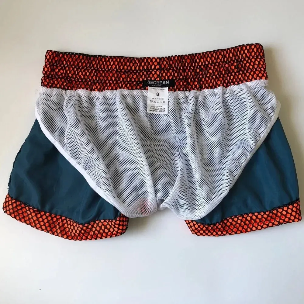Seobean Mesh Band Running Shorts