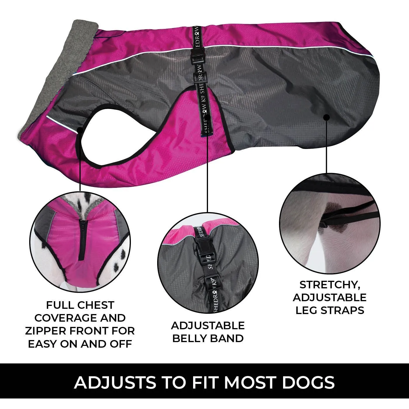 Shedrow K9 Chinook Festival Fuschia