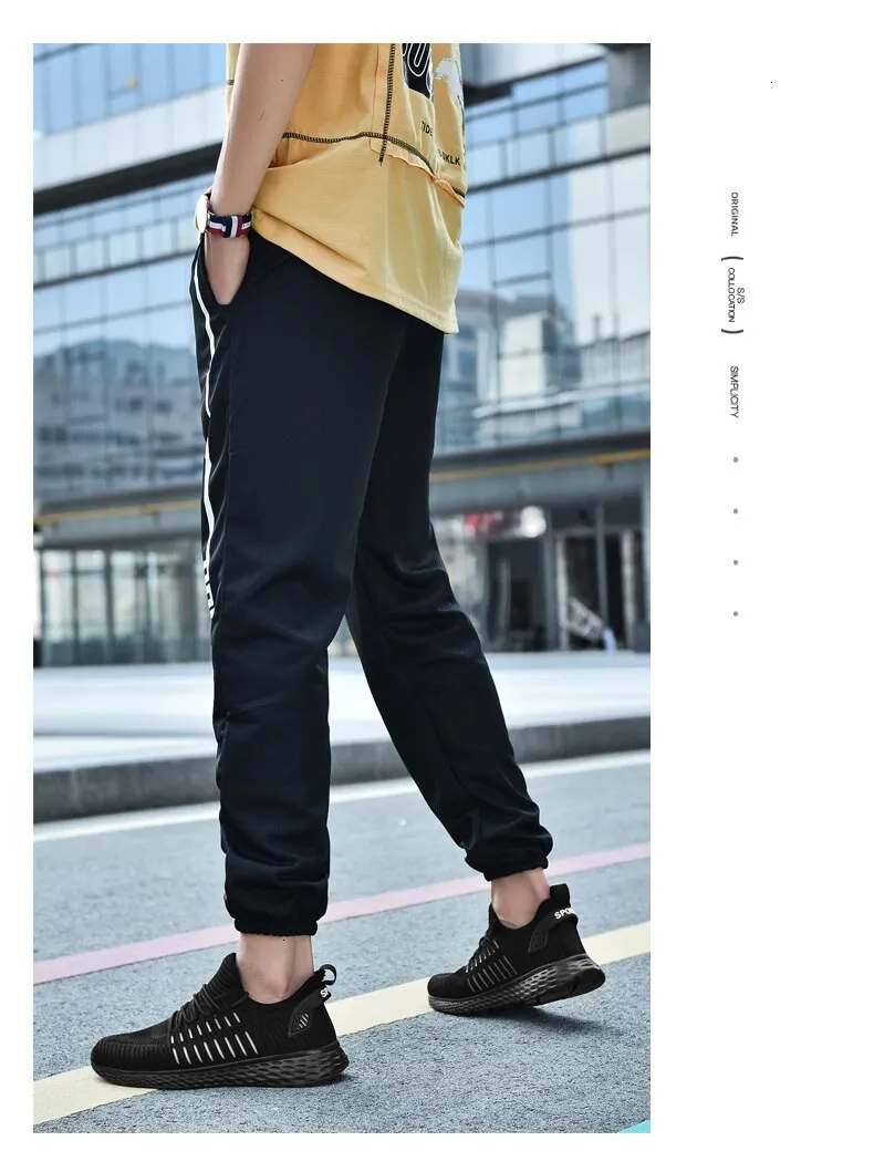Sneakers flying woven mesh casual running Shoes