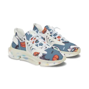 Spooky Halloween Ghosts Women's Mesh Sneakers