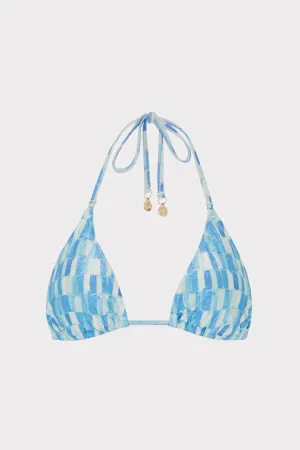 Sunset Tile Triangle Bikini Top