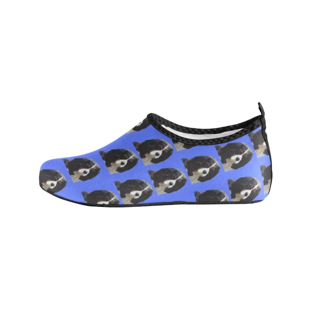Tri Cavalier King Charles Spaniel Aqua Socks