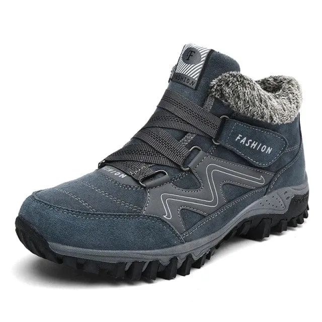 Women's Winter Sneakers with Warm Faux-Fur Lining