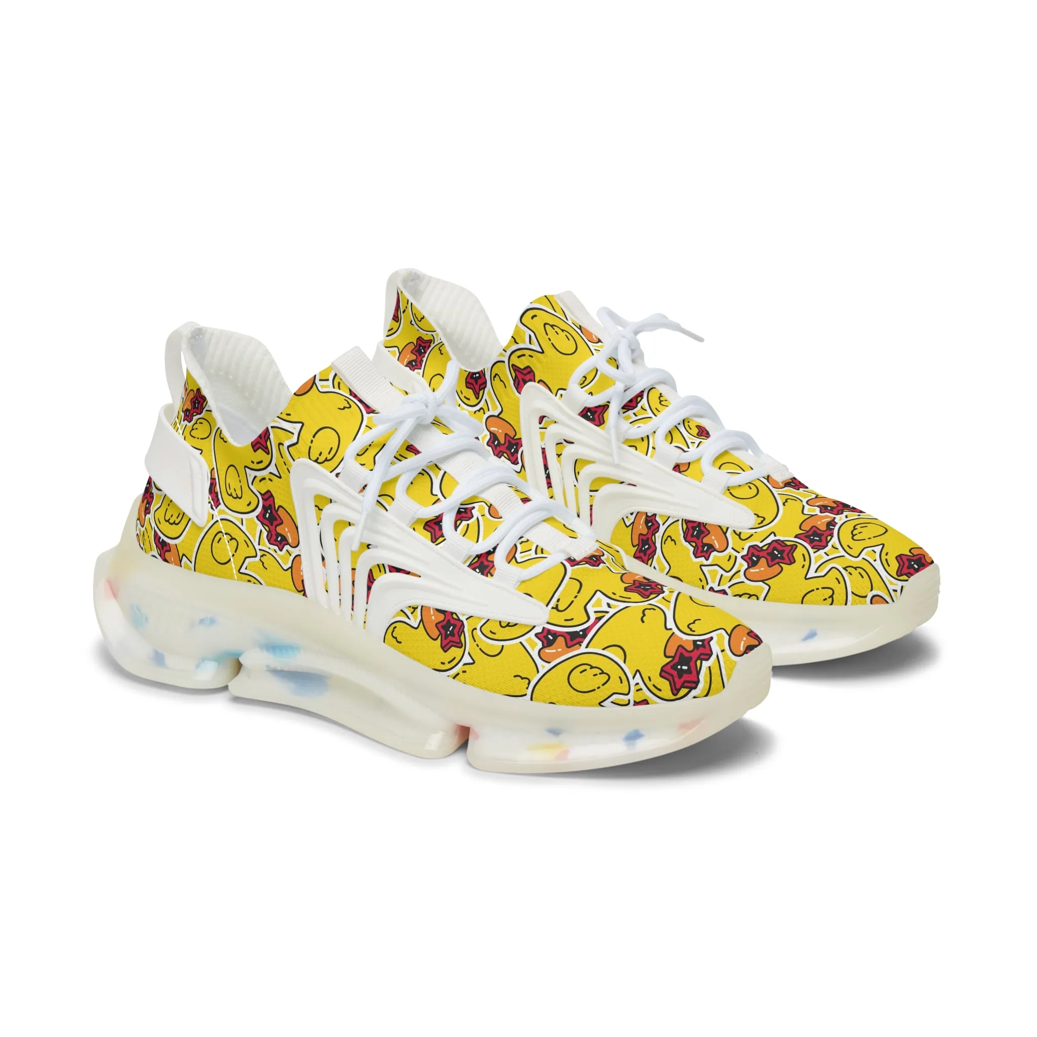 Yellow Rubber Ducks Women's Mesh Sneakers
