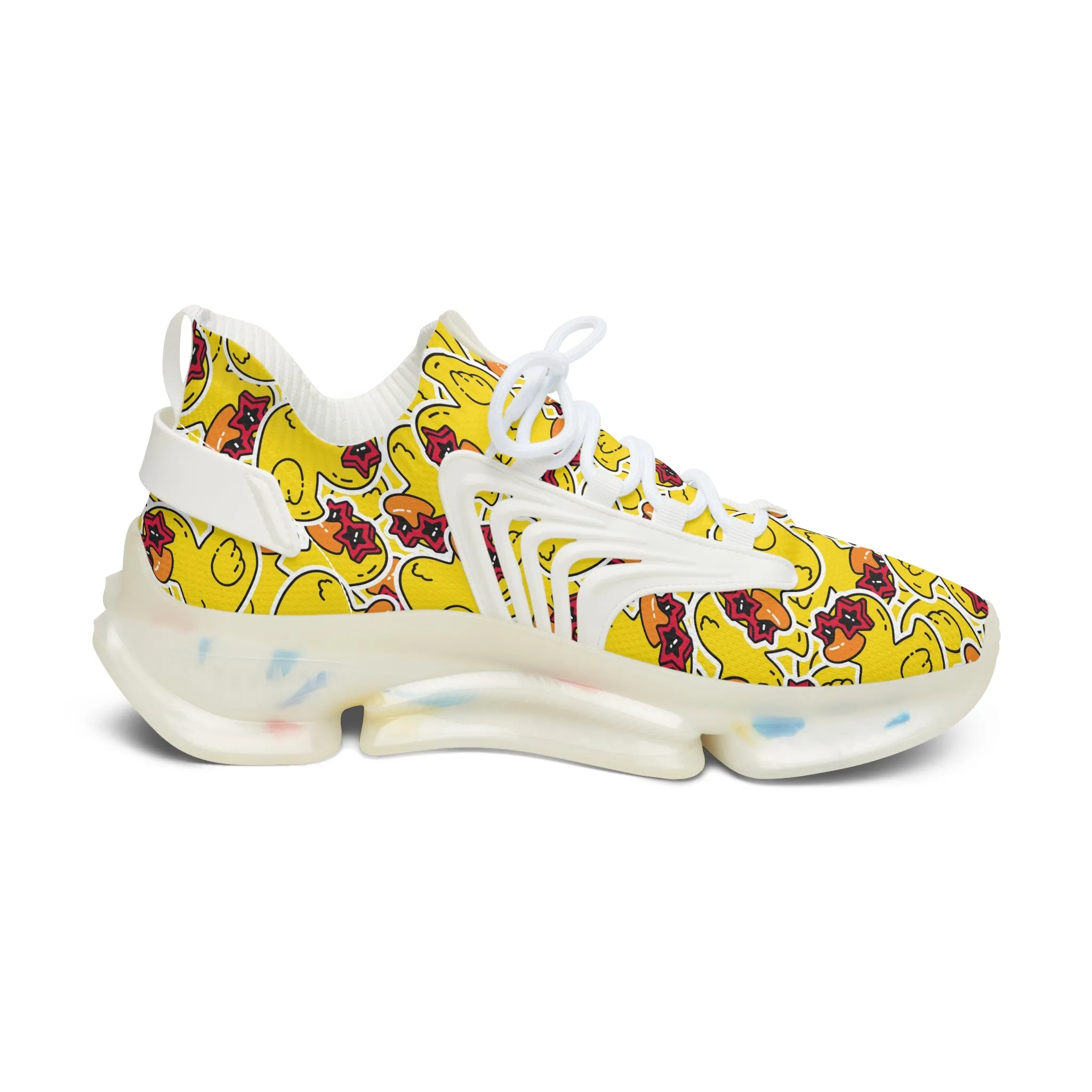 Yellow Rubber Ducks Women's Mesh Sneakers